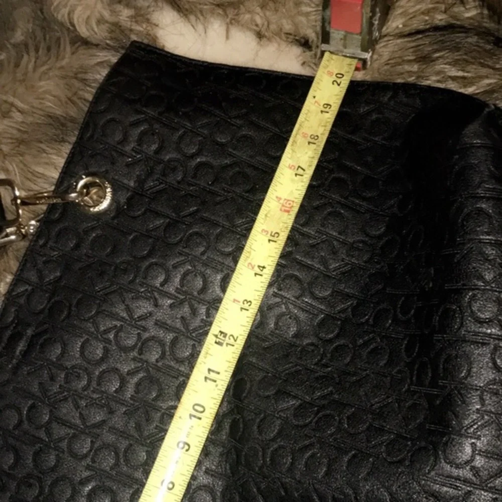 CK All Black Monogram Purse - Picture 7 of 8